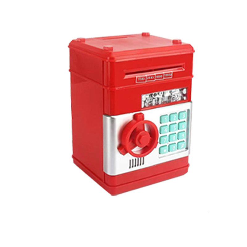 Children's Cartoon Password Box, Piggy Bank, Atm Safe Box Cabinet, Music Automatic Roll Money Piggy Bank, Deposit Machine Toy