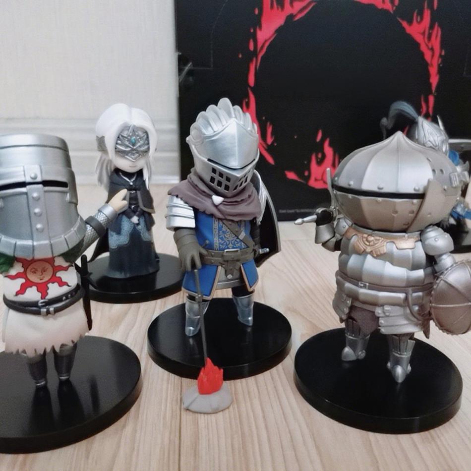 Q Version Dark Souls Anime Action Figure Solaire Artorias Ornstein Fire Keeper Doll Anime Figurine Model Playthings Designed for Boys Gifts