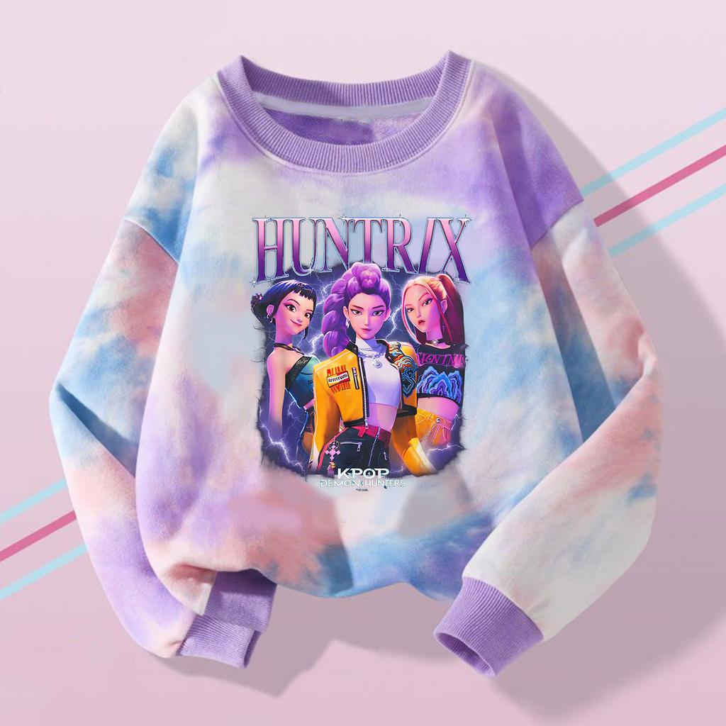 Children's Fashionable Casual Top Printed Pullover Sweatshirt