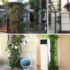 Beautiful Green Plant Bark DIY Water Pipe Pillar Cover Artificial Moss Fake Tree Bark  Office