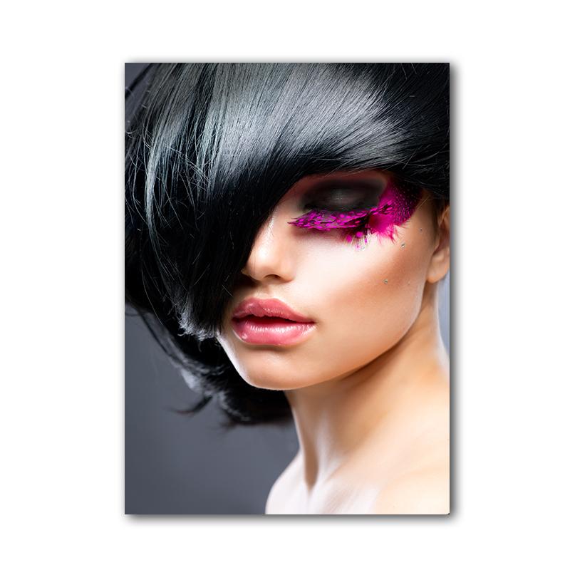 

Современная мода красивая женщина портрет холст живопись плакаты и принты скандинавская настенная картина для декора гостиной 70x100cm no frame