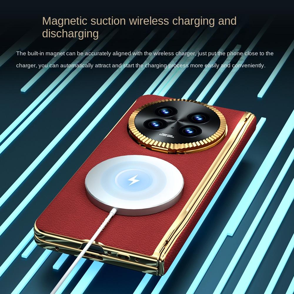 For OPPO Find N5 180° Infinity Foldable Glass Front Film Vacuum Plating Anti-Fingerprint Comfort Hand Flap Phone Case