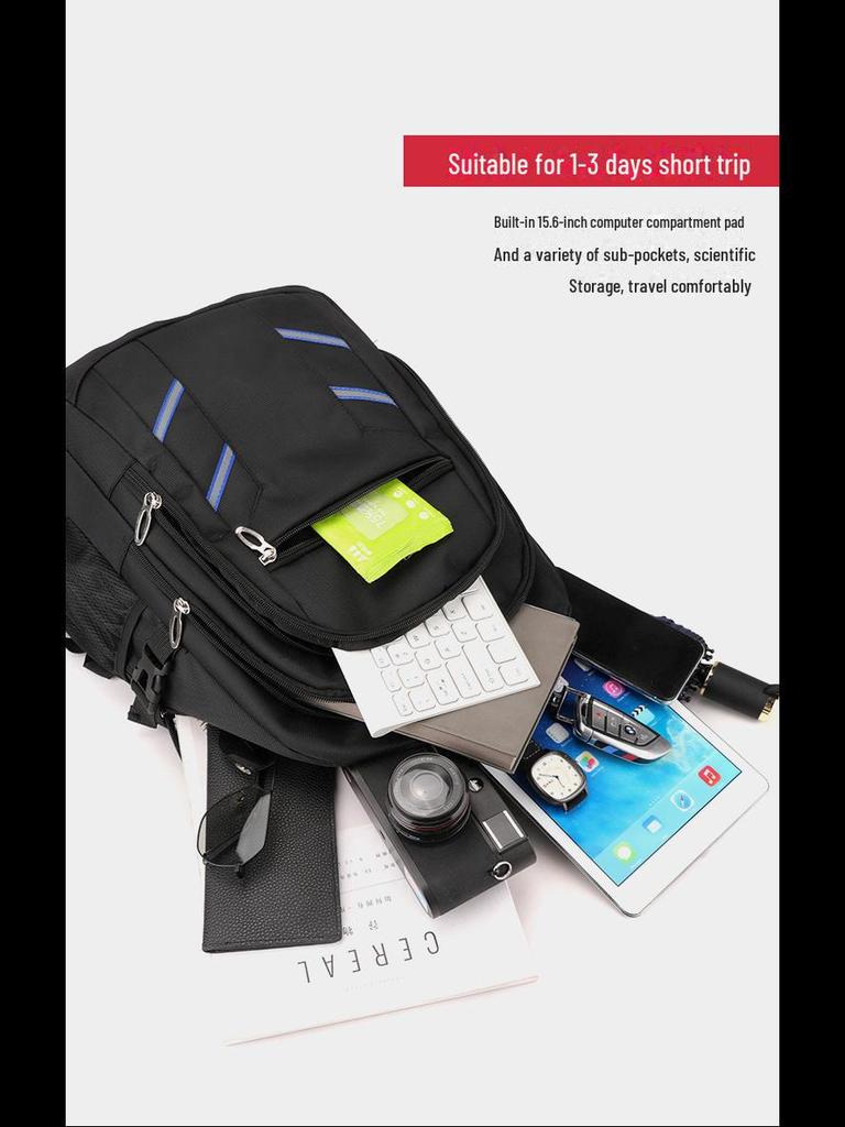 Large-Capacity Water-Repellent Oxford Backpack for Men - New Style School and Business Laptop Bag