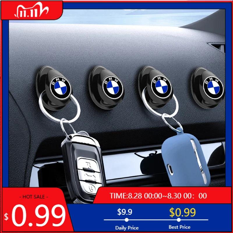 BABC1 For BMW Car Hook Organizer Storage for USB Cable Headphone Key Storage Self Adhesive Hook Clip for BMW E46 E39 E36 E34 E90 E92 X