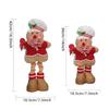Christmas Telescopic New Products, Gingerbread Man Fabric Doll, Creative Cartoon Shape, Home Window Ornament