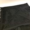 CHANEL CC CC Mark Beach towel blanket cotton Black