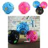 Durable Chew Resistant Dog Toy Enamel Rubber Squeak Ball With Treat Dispenser Puppy Training