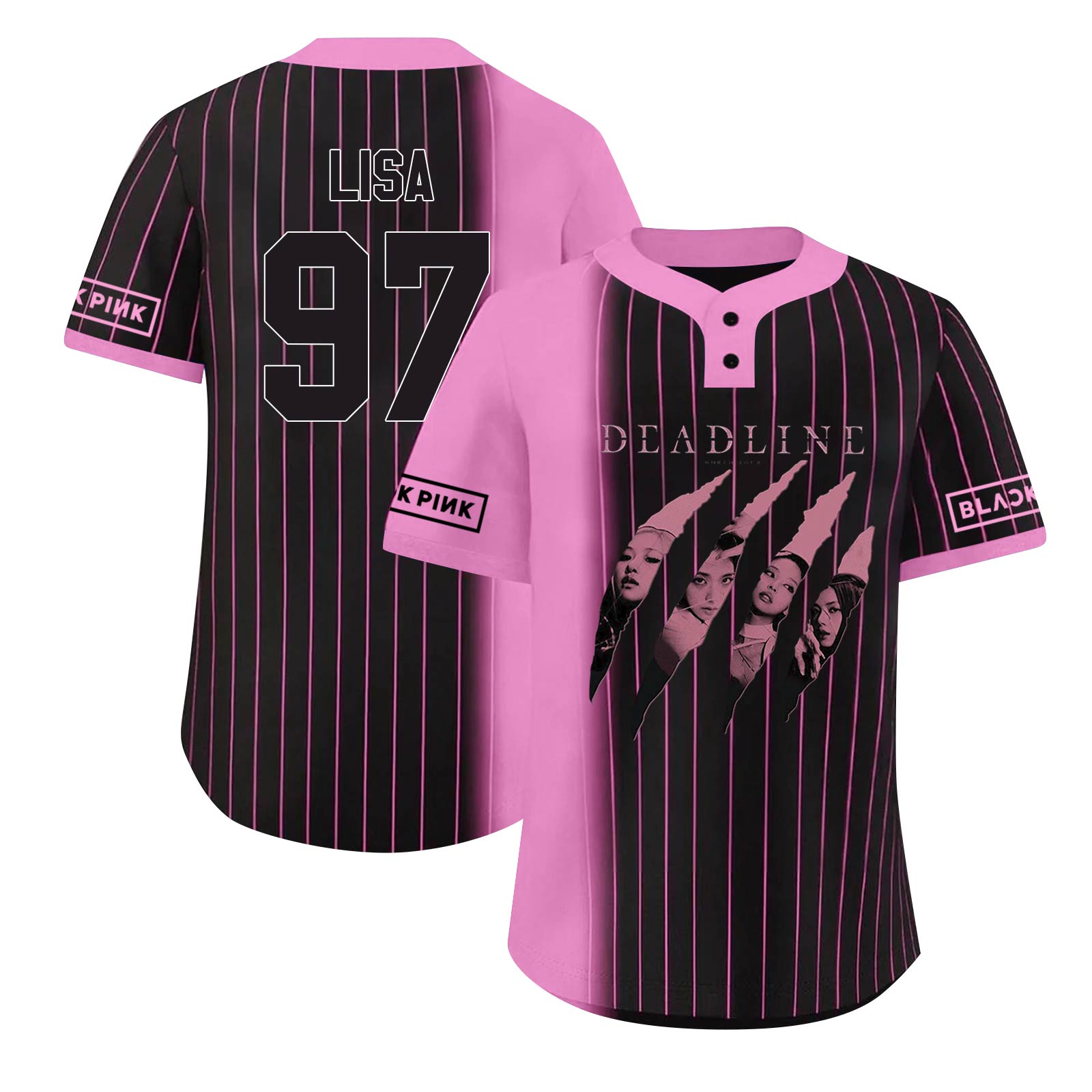 

Женская свободная бейсбольная куртка на пуговицах с принтом, с короткими рукавами L