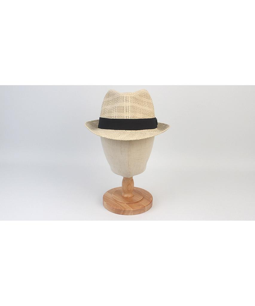 Yunibeosyeolkemiseuteuli Bu Check Ivory Short Fedora Summer Fedora