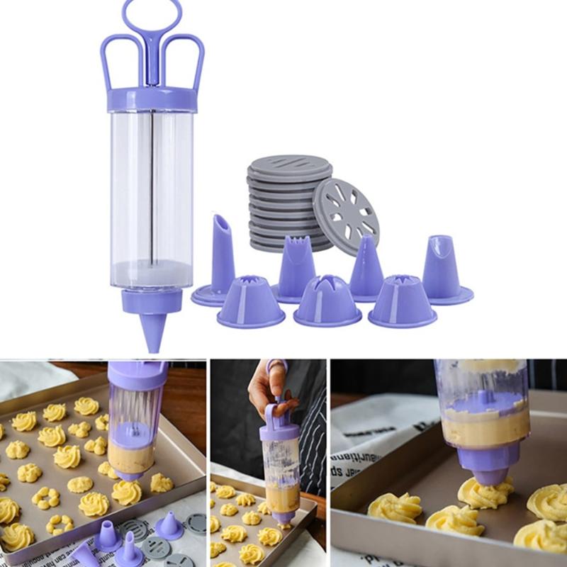 Cream Piping Syringe Cupcake Filling Injector Cake Cream Pastry Syringe Extruder Nozzles DIY Fondant Cake Kitchen Baking Tools