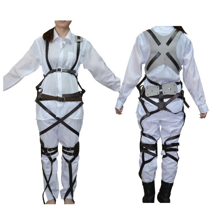 Hoogwaardige Attack on Titan Shingeki No Kyojin harnasriem voor stijlvolle cosplay