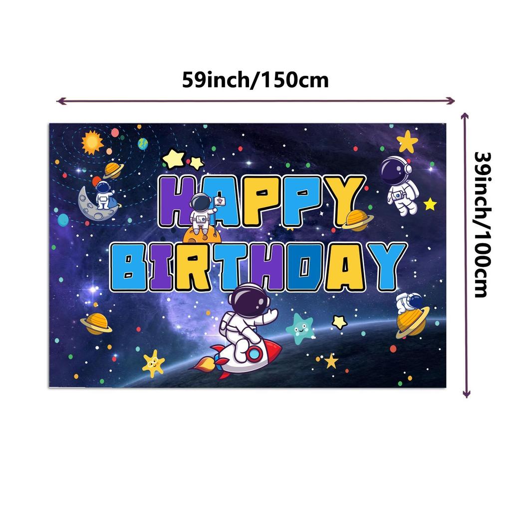 Space-Themed Birthday Party Decorations: Balloons, Banners, Backdrops, and Decorative Props for Space Enthusiasts