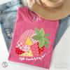 Faux Patchwork Strawberry Fifth Grade Shirt, Cute Gift For Teacher Appreciation, Teacher Team Tee, Back To School, Elementary TShirt, Five