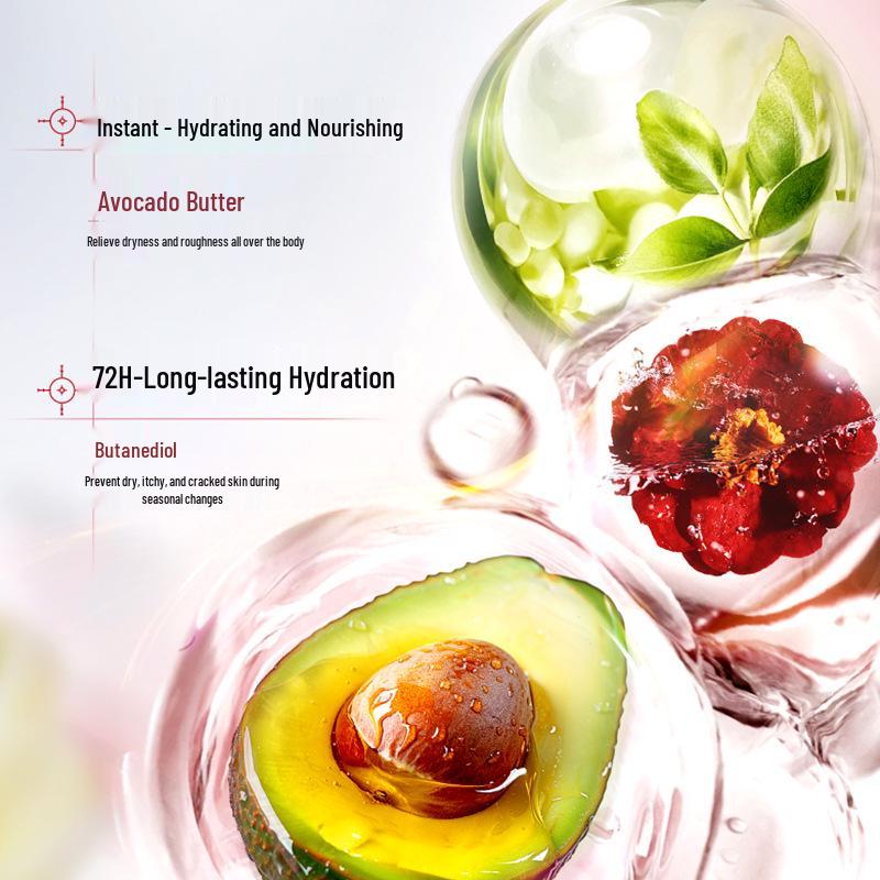 Niacinamide Brightening & Moisturizing Body Lotion for Hydrated, Radiant Skin with Long-lasting Fragrance.