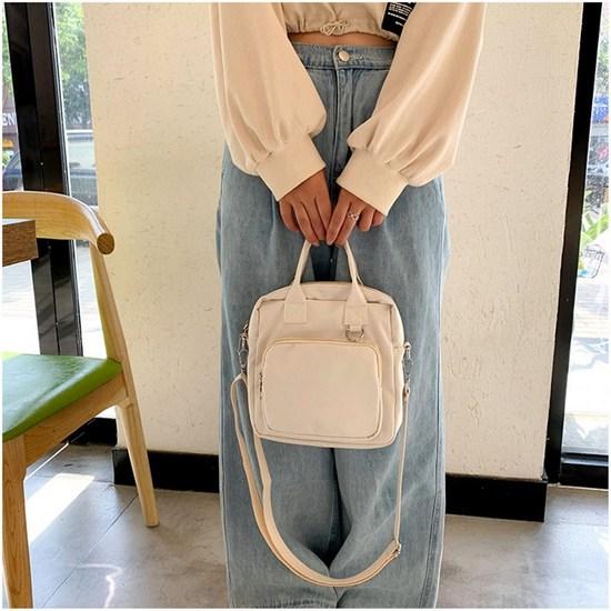 Geomong Idol Doll Ita Bag PVC průhledná mini taška přes rameno průhledná taška Obits Deco Bag, světle béžová, 1 kus