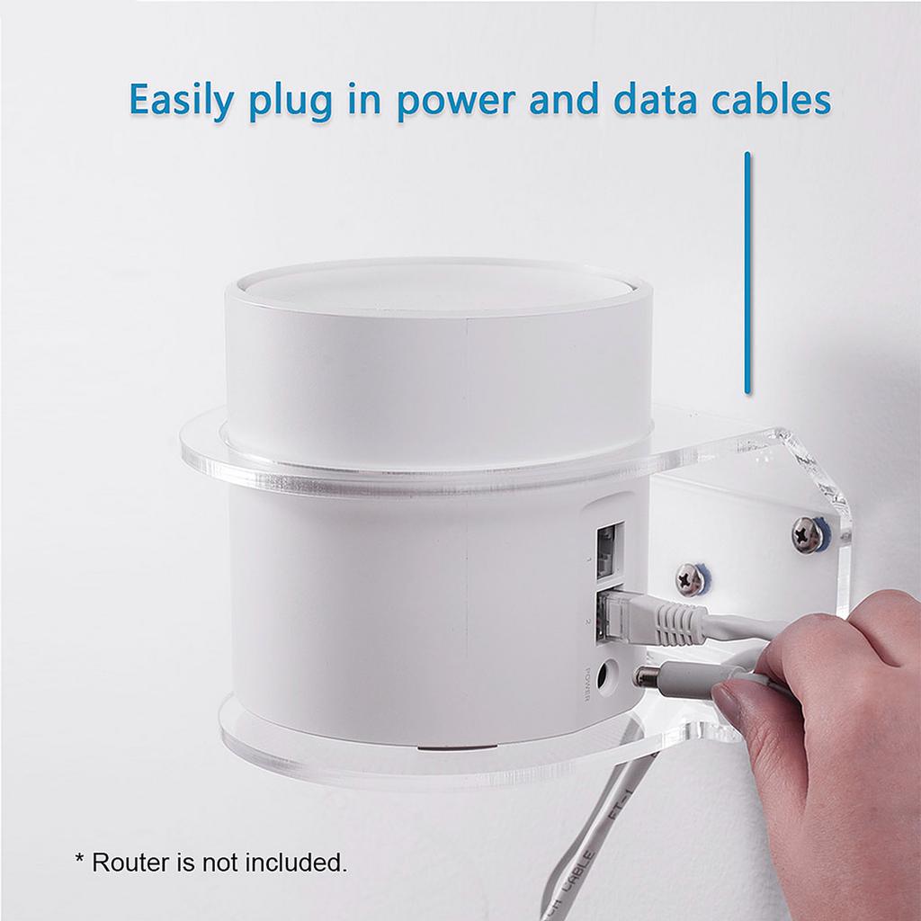 Wall Mount Router Holder Bracket Mount Stand Holder Compatible with   Deco X20 or Deco X60