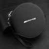 jwlsk5 2025 Hot Car CD Box Bag Portable CD DVD Case Storage Disc Bag Round Holder For Mercedes Benz A B C E S ML GLK GLE GLS GLC SLK Cl