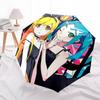 1pc Outdoor Umbrella with Anime Characters | Automatic Opening & Closing | Portable 3-Fold Design | 8-Rib Iron Frame | Perfect Gift for Fans, Tra