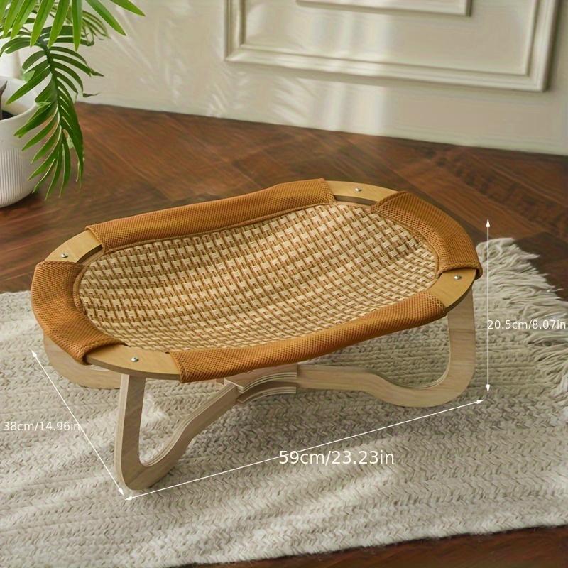 Gel-Infused Removable Mat for Cats & Dogs, Breathable Elevated Hammock Design Stays 15°C Cooler