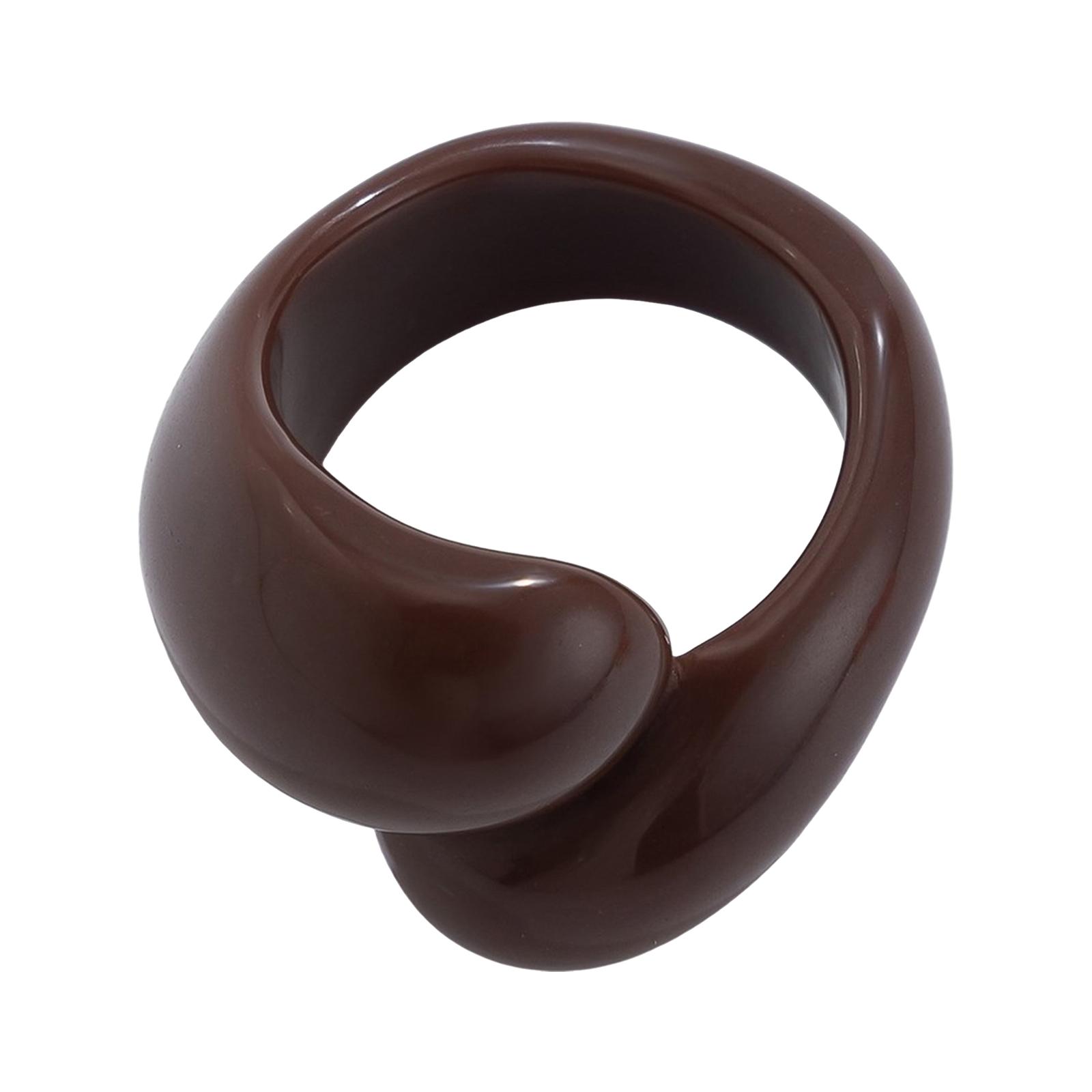 

Неправильные геометрические красочные двойные капельные кольца, удобное ношение, кольцо на палец для женщин, модный ювелирный аксессуар 7