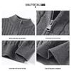 Baleno Men's Warm Half-Zip Stand Collar Knit Sweater