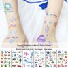 Rikaron Tropical Fish Waterproof Temporary Tattoo Stickers for Kids