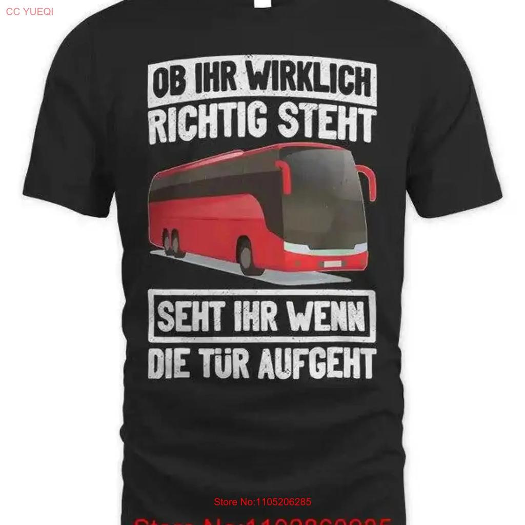 Whether You Really Stand Bus Driver T Shirt Vintage Fashion Homme Casual Versatile Breathable Unisex Streetwear Graphic