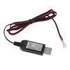 PH2.0 2-Pin Ladekabel für 3,7V wiederaufladbare Batterie USB-Ladekabel Draht 1m