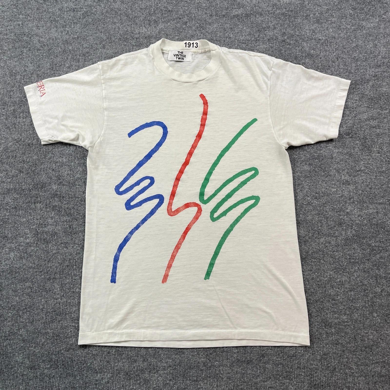 

Vintage 90s The Galleria at Tysons II Art Shirt Medium 19x27 White 4XL
