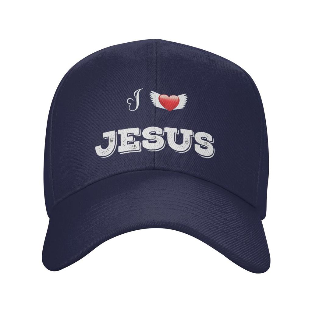 I Love Jesus God Cross Print Baseball Caps Fashion Men Women Hats Casual Cap Sports Baseball Hat Casquette