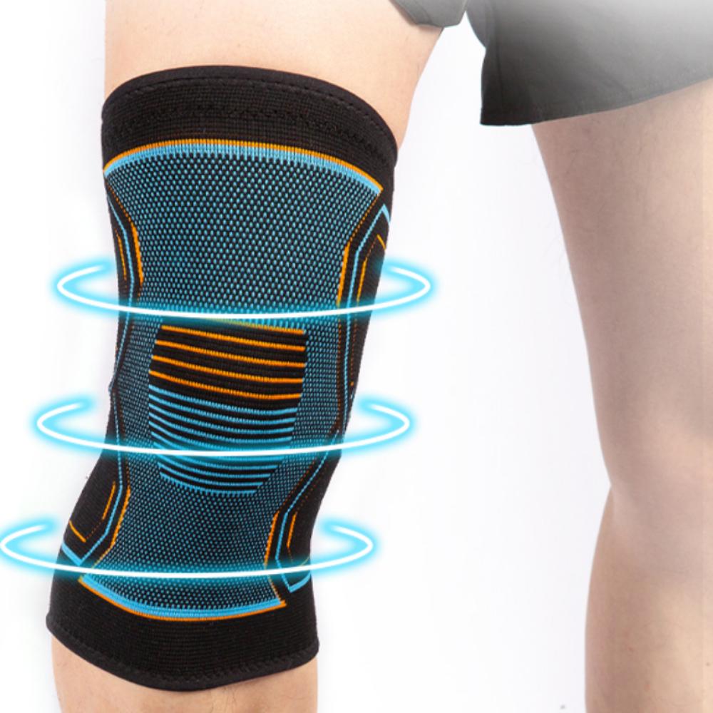 Adult Compression Knee Brace Workout Knee Support for Joint Pain Relief Running Biking Basketball Knitted Knee Sleeve
