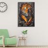 1 Set DIY Diamond Painting Kit Exquisite Animal Floral Pattern Rhinestone Picture for Home Decoration