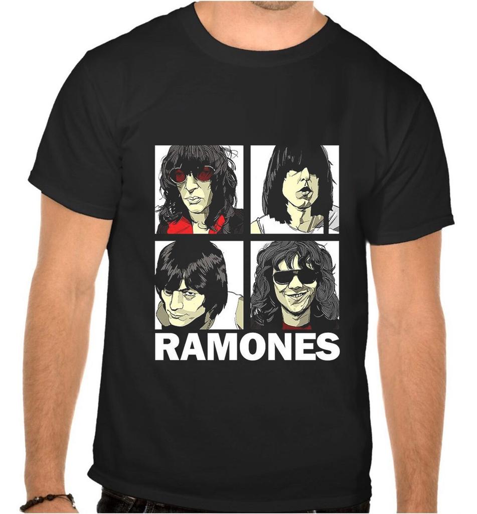 Ramones Rock Music Logo Black TShirt 1069100 Handmade