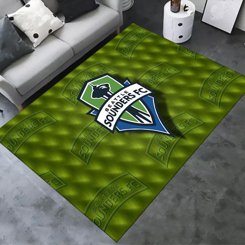 Seattle Sounders FC Carpet Rug for Living Room Bedroom Home Sofa Decoration,Kids play Non-slip Floor Mat
