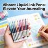 5-50PCS Straight Liquid Color Pen Set, Fine Tip Gel Pens for Drawing Pens for Writing Pen Office Kawaii School Supplies Cute Pen