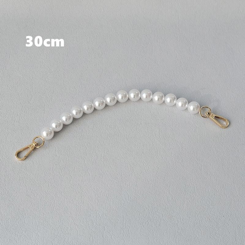 New Fashion Woman Handbag Accessory Parts White Acrylic Resin Chain Luxury Solid Strap Women Shoulder Clutch Handle Chains