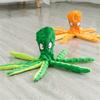 Octopus Shape Plush Puppy Dog Chew Toy No Stuffed Ring Paper Pet Squeaky Toys for Small Medium Dogs Play Games mascotas Products