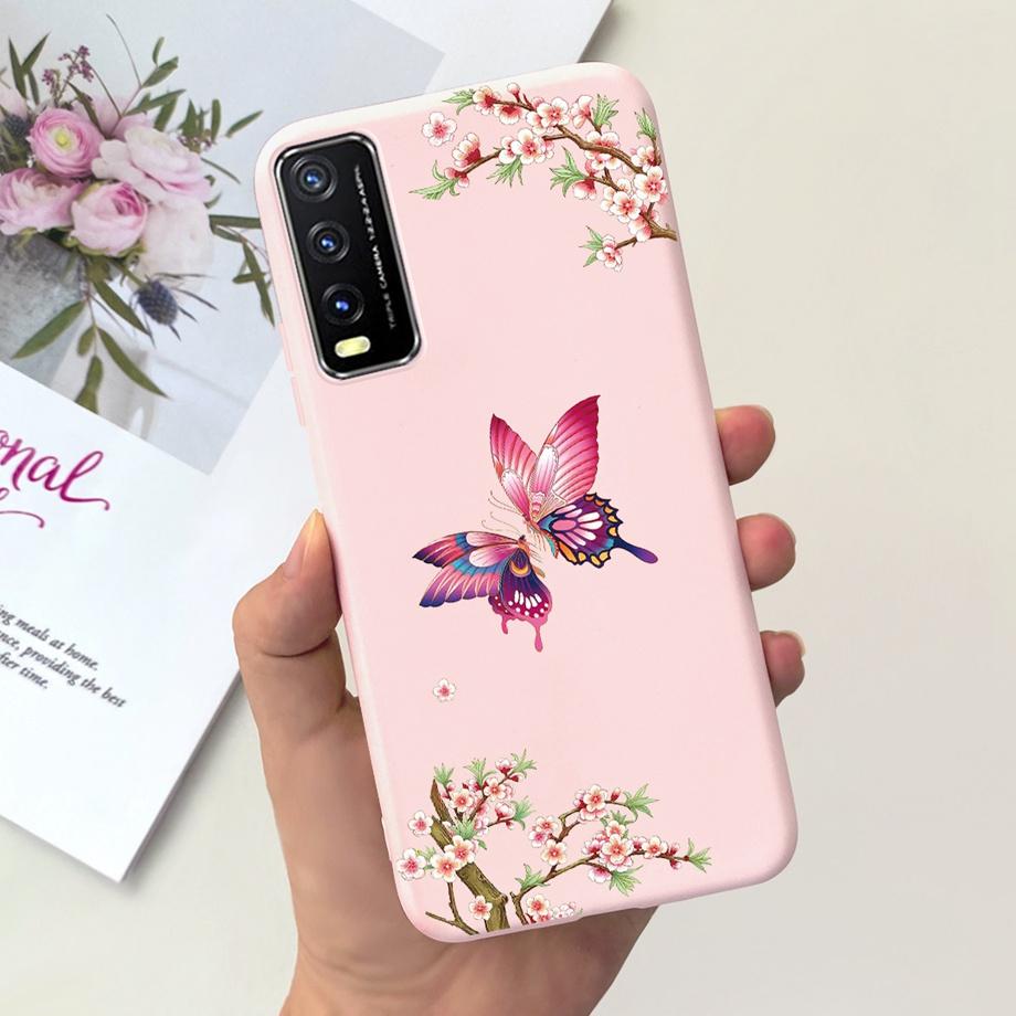 Custodia For Vivo V2027 V2027 Vivo Y11s Y12s Y20i Y20 Custodia per Telefono Morbida Opaca Silicone Liquido Antiurto Paraurti Capa Elegante Moda