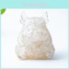 Resin Crystal Cow Figurine With Lucky Fortune For Office Desk Decor Gift For Teens And Adults