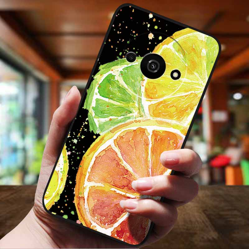 Für Xiaomi Redmi A3 Hülle Niedliche Cartoon Anti-Klopfen Silikon Weiche TPU Rückseite für Redmi A3 pro 4G Handyhülle A 3 RedmiA3 Funda