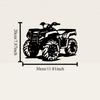1pc Metal ATV Wall Art Sculpture Weatherproof Garage Garden Decor Gift for Father's Day Christmas Lovers