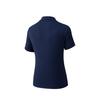 Anta Training Moisture-Wicking Quick-Dry Short Sleeve Polo Shirt Summer T-Shirt Women tops Denim-Starry-Blue 962627110-5