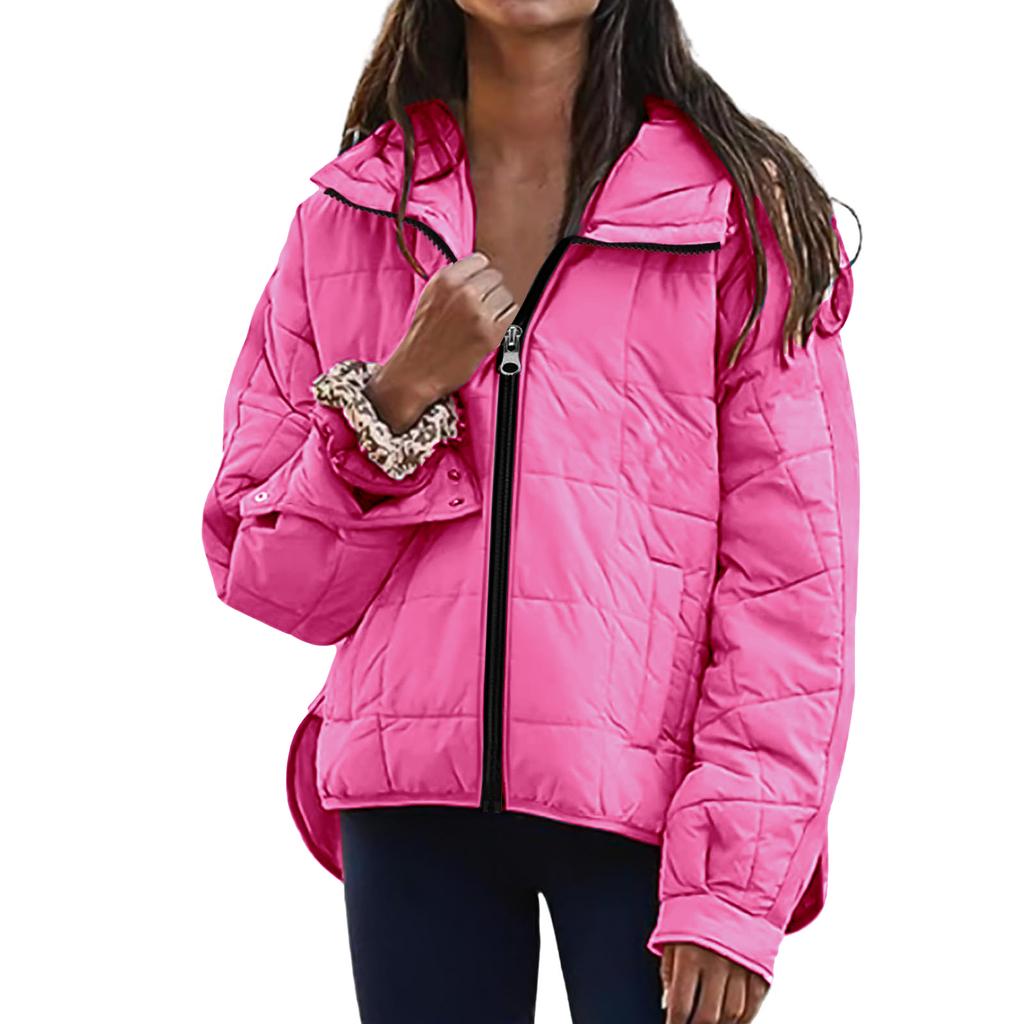 Womens Jacket Winter Warm Packable Lightweight Oversized Long Sleeve Hooded Coats With Pocket