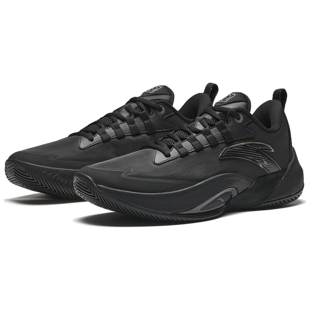 Anta Men's Flashing 1 TD Basketball Shoes White Black Blue 912421601Q-5