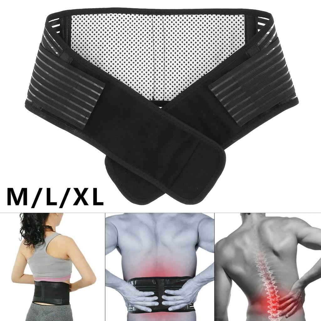 1 Pc Adjustable Back Waist Support Belt Self-Warming Comfort Lumbar Support Belts Fitness Waist Back Supports Belts for Sports