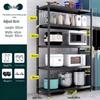 Beifu 5-Layer Carbon Steel Kitchen Storage Rack