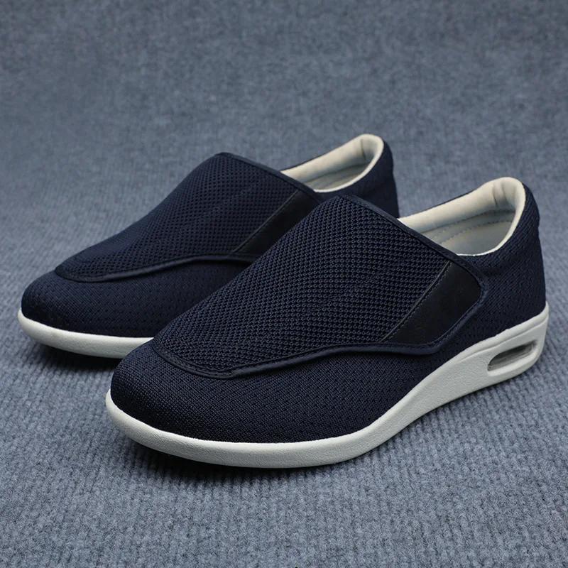 TWBEB Senile Orthopedics Wide Feet Swollen Women Shoes Thumb Eversion Adjusting Soft Comfortable Diabetic Shoe Men Walking Shoes