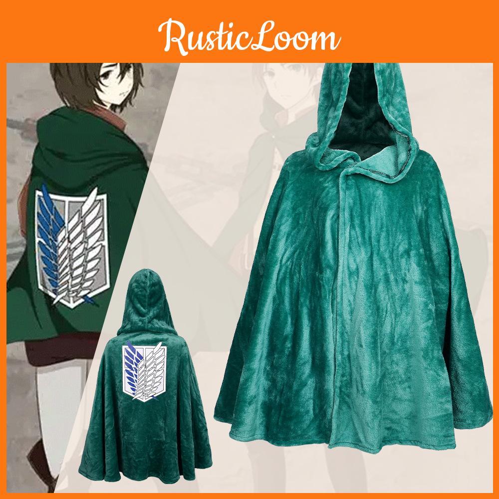 Attack Titan On Green Cloak Cosplay Costume Halloween Party Stage Performance