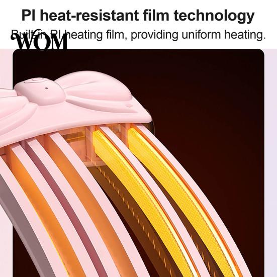 Flat Hair Volumizing Comb Electric Heated Volume Clip, 2 Heat Settings Styling Accessory Rechargeable Root Lift Bangs for Fine Ergonomic