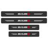 4 Pezzi Adesivi per Auto in Fibra di Carbonio Soglia Porta Auto Impermeabile per Nissan GTR C210 R30 GTS-R R33 R34 GT-R R35 Nismo Tiida Sylphy Teana T30 T32